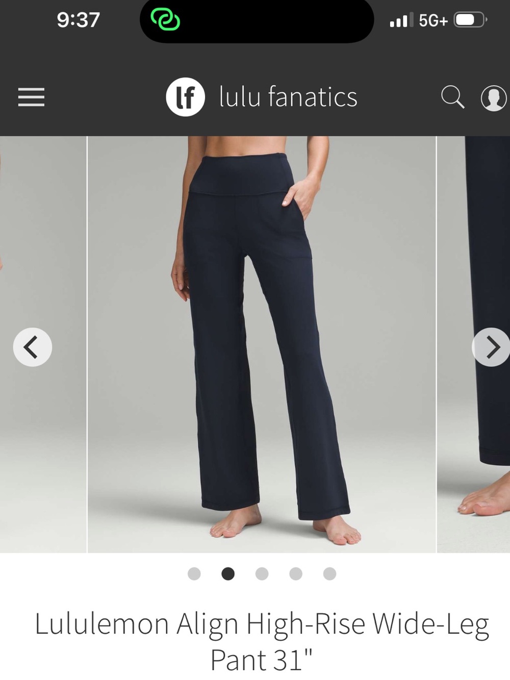 Lululemon Align Wide Leg high rise pant